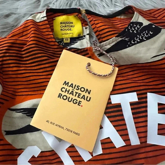 MAISON CHATEAU ROUGE Wax Top Size XS NWT - Picture 9 of 11